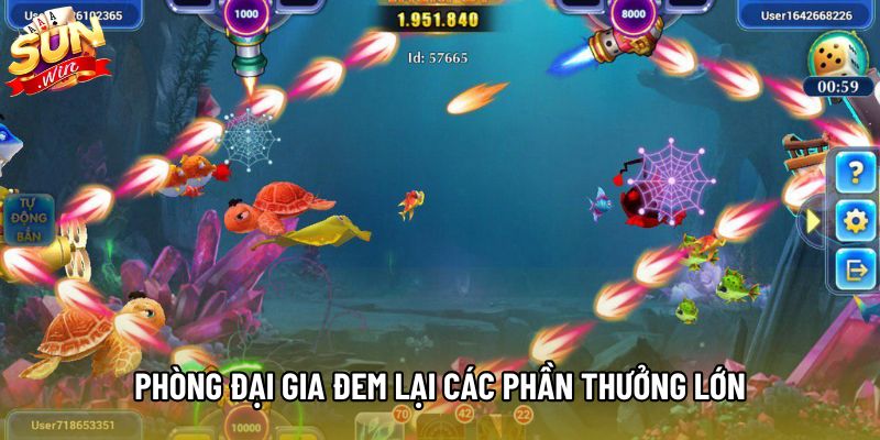 Phòng đại gia đem lại các phần thưởng lớn Phòng đại gia đem lại các phần thưởng lớn